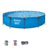 Piscina Estruturada 6.473L Circular 3,66m x 76cm + Filtro 127V Bestway - 1
