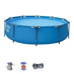 Piscina Estruturada 4.678L Circular 3,05m x 76cm + Filtro 220v Bestway - 1