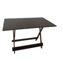 Ver imagem 1 de Mesa Dobrável 120x75 Imbuia Bar Restaurante Lanchonete Marrom