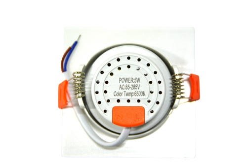 Kit com 10 Unidades - Spot LED 5W - Quadrado de Embutir Direcionável / Branco Quente - 2