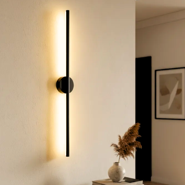Ver imagem 1 de Luminária Arandela 60cm Parede 24 Watts Barra Led Tubo 3 Cores Multitemperatura Gimpo Kjbd-179:preto