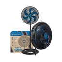 Ver imagem 1 de Ventilador Ventisol Oscilante Coluna Turbo 6p 40cm Azul 127v Premium