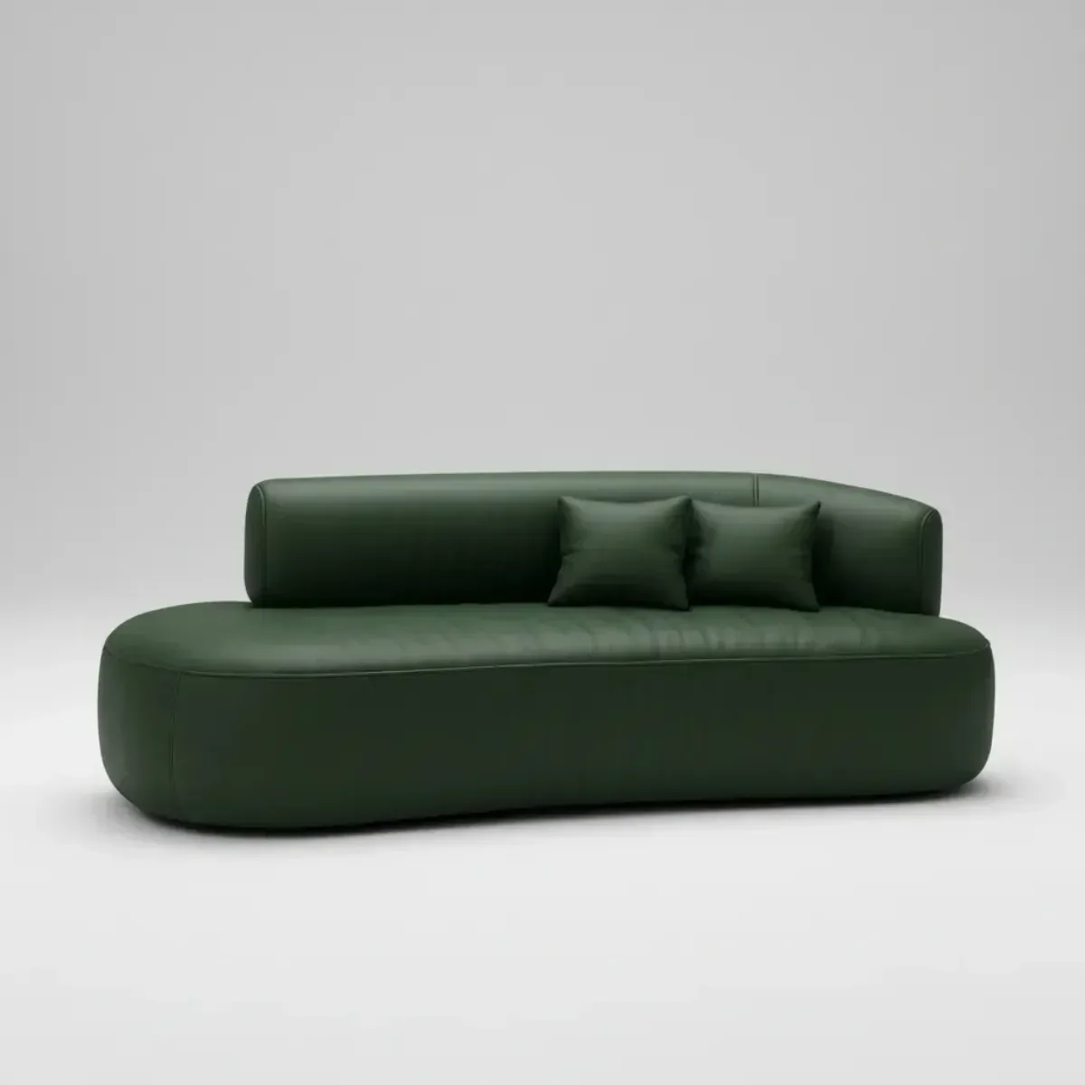 Ver imagem 3 de Sofá Orgânico Versátil Abby 210 Cm - Zahav Estofados:bouclê/courino Sintético Verde