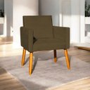 Ver imagem 1 de Poltrona Nina Decorativa para sala Recepção Manicure Consultório Suede
