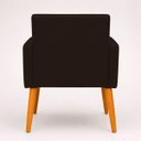 Ver imagem 2 de Poltrona Nina Decorativa para Sala Recepção Manicure Consultório Suede