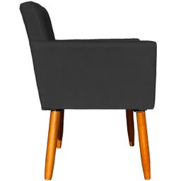 Kit 2 Poltronas Decorativa para Sala Recepção Manicure Consultório Suede - 7