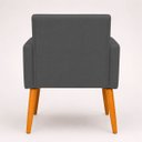 Ver imagem 2 de Kit 2 Poltronas Decorativa para Sala Recepção Manicure Consultório Suede