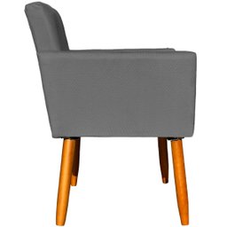 Kit 2 Poltronas Decorativa para Sala Recepção Manicure Consultório Suede - 7