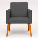 Ver imagem 7 de Kit 2 Poltronas Decorativa para Sala Recepção Manicure Consultório Suede