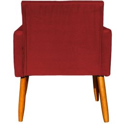 Kit 2 Poltronas Decorativa para Sala Recepção Manicure Consultório Suede - 9