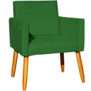 Ver imagem 4 de Poltrona Nina Decorativa para sala Recepção Manicure Consultório Suede