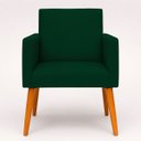 Ver mais imagens de Poltrona Nina Decorativa para Sala Recepção Manicure Consultório Suede