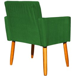 Poltrona Nina Decorativa para sala Recepção Manicure Consultório Suede - 7