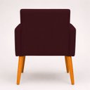 Ver imagem 2 de Poltrona Nina Decorativa para Sala Recepção Manicure Consultório Suede