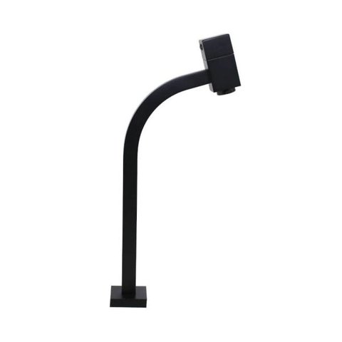 Torneira Banheiro Lavabo Link Quadrada Preto Fosco