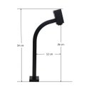 Ver imagem 4 de Torneira Banheiro Lavabo Link Quadrada Preto Fosco
