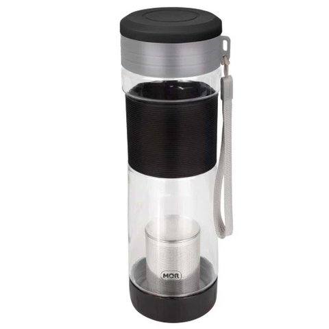 Garrafa com Infusor Mor 550ml Ref.8050 - Preto