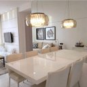 Ver imagem 2 de Lustre Pendente Plafon 40cmx20cm Bella Iluminação Âmbar Transparente