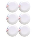 Ver imagem 1 de Kit 6 Pratos Fundos Tramontina Floratta 22cm em Porcelana Decorada Cozinha Servir Caldos Sopa