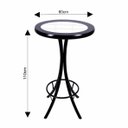 Ver imagem 2 de Mesa Bistrô Azulejo Branco - Preto