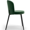Ver imagem 6 de Kit 5 Cadeiras Sala de Jantar Estofada Gavi L02 Couríssimo Verde Musgo - Lyam Decor