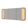 Kit Quarto com Cama + Cabeceira + 2 Mesas de Cabeceira Mdf Freijó - 6