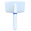 Ver imagem 7 de Escova Rasqueadeira Macia Branca para Cães Chalesco Grande Cod 70312