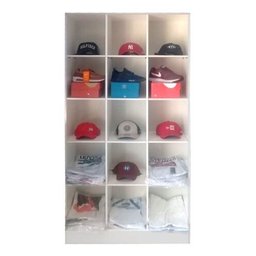 Colméia Organizadora Roupa Vitrine - Branco - 9