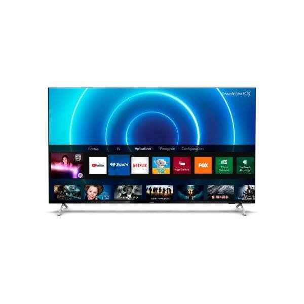 Smart TV Philips 50 Polegadas 4K Uhd, P5, Hdr10+ , Dolby Vision, Dolby Atmos, Bluetooth, Wifi, 3 HDMI, 2 - 2