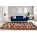 Ver imagem 6 de Tapete Aurora 06 2,50x3,00 - Vermelho Azul Bege - Edantex