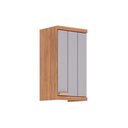 Ver imagem 2 de Armário Aéreo Cozinha Elena 1 Porta 40cm Cin/Platina MGM