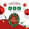 Decoração para Um Natal Memorável- Guirlanda Natalina em Mdf Portas/festas/papai Noel/natal - 6