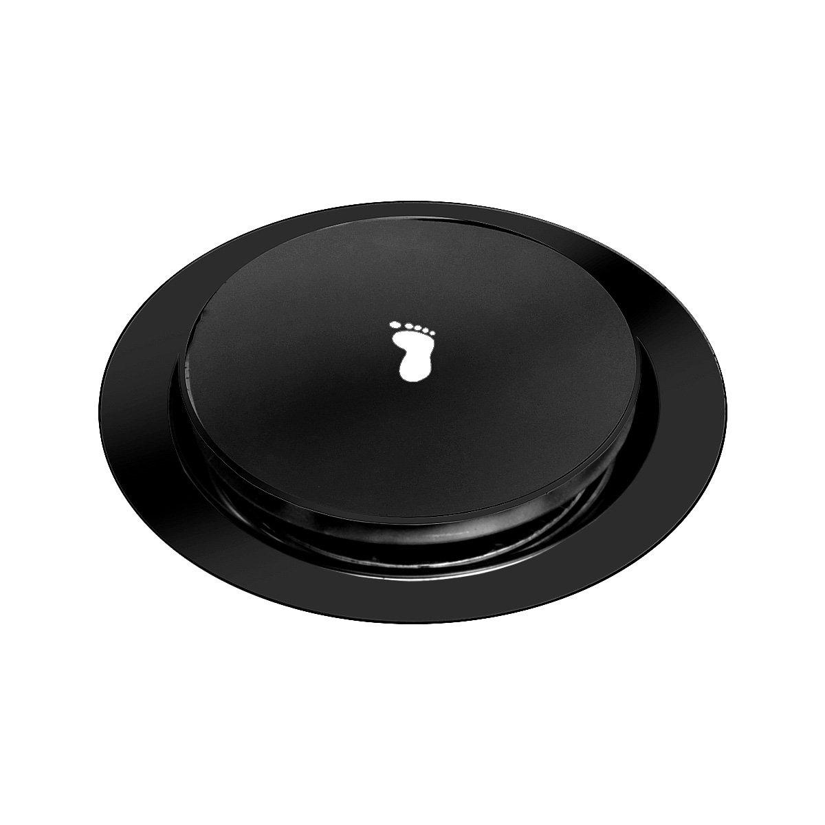Ralo Click Redondo Black Super Luxo 15x15cm Jhd - 1