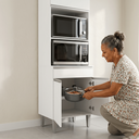 Ver imagem 7 de Armário Torre Quente Maia P/ Cozinha Modulada Forno Microondas 60cm Moderno Compacto 3 Portas 1 Gave