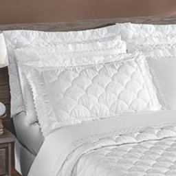 Colcha Cobre Leito Colossal King com Lese 3 Peças - Branco - 2