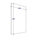 Ver imagem 2 de Painel de Tv P/ Sala de Reunião 195cm X 120cm Cz F5 Office Cor:cinza