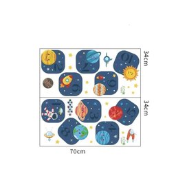 Adesivo de Chão Amarelinha Astronauta - 2