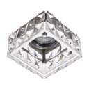 Ver imagem 1 de Spot Embutido Quadrado Cristais Halopin 7,3cmx10cm Bella Iluminação