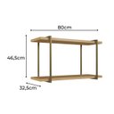 Ver imagem 2 de Nicho Retangular Decorativo 80cm Infinity 1609 Genialflex