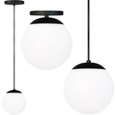 Ver imagem 6 de Luminária Lustre Pendente 212cm Jabuticaba Globo Vidro 12cm Metal Teto Gimpo Pj12:preto