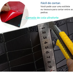 Pastilha Adesiva Vidro Decoração Banheiro Cozinha Cobre 2 - 7