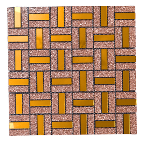 Pastilha Adesiva Vidro Decoração Banheiro Cozinha Cobre 2