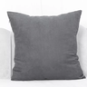 Almofada com Enchimento Suede Decorativa Cinza Grafite 45cm X 45cm - 2