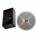 Ver imagem 1 de Arandela Arc 2 Fachos 60º em Alumínio Externa Led 2w 3000k Pt St2960