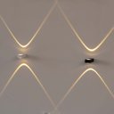 Ver imagem 3 de Arandela Arc 2 Fachos 60º em Alumínio Externa Led 2w 3000k Pt St2960