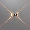 Ver imagem 4 de Arandela Arc 2 Fachos 60º em Alumínio Externa Led 2w 3000k Pt St2960