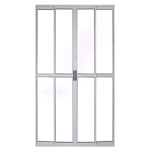 Porta de Sacada de Correr de Alumínio Branco 4 Folhas Cmc Classic - 2.10 (A) X 1.50 (L)