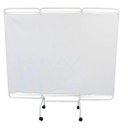 Ver imagem 1 de Biombo Triplo Epóxi Faces em Tecido