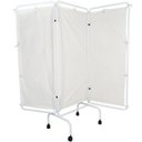 Ver imagem 3 de Biombo Triplo Epóxi Faces em Tecido