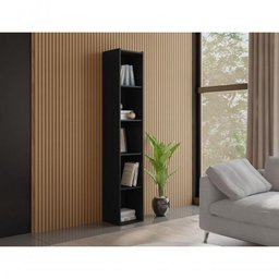 Estante Livreiro com Prateleiras Janaína Kit 2 Unid Preto - 2